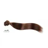 Biondo Black Brown Silky Real Human Human Hair Clip Remy Clip in estensioni 15-24 pollici 70g 100g 120g indiano brasiliano per la doppia trama a testa completa