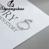 Shuangshuo Neue Kreative Quaste Ball Finger Ring für Frauen Punk Geometrische Einstellbare Kupfer Ringe Hochzeit Verlobung Geschenk G1125