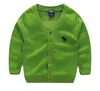 Bébé mode pull enfants Cardigan garçons filles enfants pulls en tricot printemps survêtement pull bébé vêtements 2-7 ans