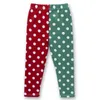 Noel Geyik Kafası Çocuk Setleri Bebek Kız Uzun Kollu Üst + Nokta Pantolon Giyim Sonbahar Kış Çocuklar Kız Takım Elbise Kıyafetleri 210429