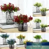 Decorative Flowers & Wreaths Artificial Simulation Berry Flower Plant Bouquet Home Wedding Party Decoration B991 Factory price expert design Quality Latest Style