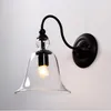 Wall Lamp Simple American Retro Lighting Living Room Restaurant Cafe Bar Glass Personality Wild Bell259t