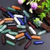 Mix Hexagon Natural Rose Quartz Turquoise Stone Naked Stones Decoration Hand Handle Pieces DIY Pendant Bauble Accessories