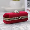 Boîte d'organisateur à lèvres de boîte à lèvres rétro Boîte de stockage cosmétique durable avec miroir (rouge, couleur intérieure aléatoire) Bodes