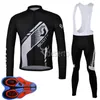 Printemps / Automne SCOTT Team Mens Cycling Jersey Set Chemises à manches longues Pantalons à bretelles Costume VTT Tenues de vélo Uniforme de vélo de course Vêtements de sport en plein air Ropa Ciclismo S21042024