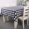 Christmas DecorationsTable Cloth Red and Black Plaid Tablecloth Home Atmosphere Layout Table Mat