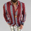 plus size 3XL mans autumn blusa casual shirt printed long sleeve bluse fashion spring blouse mens Cardigan Hawaiian shirts