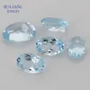 Sky Blue Topaz Natuurlijke losse edelsteen ovale vorm facetted cut grootte 3 * 4 ~ 10 * 14mm voor diy sieraden