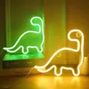 Nachtleuchte Neon Dinosaurier LED für Geburtstag Hochzeitsfeier Schlafzimmer Wand Hanging Kinderzimmer Home Himmels Dekor Lamps176r