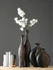 Vaser nordiska stora torkade blommor vas hemdekoration ornament antik tv -skåp kreativa konsttillbehör