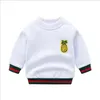 Primavera Autunno Neonati Maschi Maglioni Pullover Cartoon Bee Pullover a maniche lunghe per bambini Maglione casual in cotone per bambini 1-7 anni