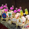 Weitere festliche Partyartikel: 20/40 Stück Flamingo-Ananas-Kuchenaufsätze, Cupcake-Flaggen, hawaiianische Hochzeit, Geburtstag, Dekoration, Kinderbevorzugung
