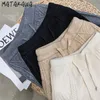MATAKAWA Gestrickte Haremshosen Herbst- und Wintermodelle Koreanische dicke lose Hosen elastische Taille Twist Rettich Wollhosen Frauen 210513