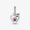 100% 925 Sterling Silver Princess Apple Dangle Charms Fit Original European Charm Bracelet Mode Femmes Mariage Fiançailles Bijoux Accessoires