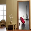 Обои ПВХ самоклеящие обои 3D стереоскопические дверные пасты Эйфелева башня гостиная спальня творческие декоративные наклейки на стенах
