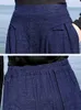 Mulheres verão vintage algodão linho calças bohemian lazer solto calças largas moda 210531