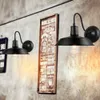 Vintage Loft Duvar Işık Gölge Kapalı LED Duvar Aplik Retro Endüstriyel Gooseneck Işık Bağbozumu Duvar Işık Parçaları Lamba Armatürleri 210724