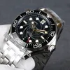 watches men luxury brand Limited 007 Dive 300m 210.30.42.20.04.001 White Texture Dial Automatic Mns Watch Black Bezel Stainless Steel Bracelet