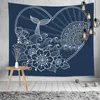 Tapestries mandala rum dekor tapestry abstrakt geometri macrame vägg hängande strand mat college sovsal mattor tapiz colgante de pared