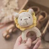 1 set bath bath bath toy set biadesivo cotone coperta crochet leone ralleo giocattoli giocattoli fotografia neonato puntelli regalo di nascita prodotto 220309