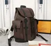 Socialite 18 Colors Mens Backpack Chrisher School Bag Basketball Geninue Leather Travel Sport 야외 배낭 디자이너 큰 가방