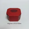 Moda COM SELO amor pulseira caixas caixa de anel e colar de alta qualidade embalagem de jóias caixa vermelha CABOX