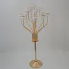 Candelabras 13 Arms Candle Holders Metal Gold Candlesticks 47" Tall For Wedding Centerpieces Event Party Decoration