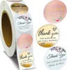 colors set Adhesive Stickers 500PCS Roll 1inch 1.5inch 3.8cm Round Label For Holiday Presents Business