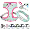 4pcs/lot Personalized Leash Harness Poop Bag Nylon Custom Tag Collar For Small Medium Large Dogs Pet Supplies