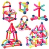 144 stks Big Size Magnetic Stick Bouwstenen Game Magneten Kinderen Set Kinderen Magneten Voor kinderen Magnetische Toy Bricks Q0723