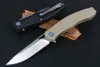 Special Offer 2 Colors Flipper Folding Knife D2 Stone Wash + Satin Blade G10 Handle Ball Bearing EDC Pocket Knives
