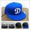 Novos bonés de beisebol 2021 Los Angeles Letra D Homens Mulheres Hip Hop Bonés de beisebol Bone Closed Gorra Q0911