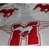 CeUf SUTTON YOUNGBLOOD Film Hamilton MUSTANGS Maglia da hockey su ghiaccio Vuota 9 SUTTON 10 YOUNGBLOOD Maglie Personalizzate Qualsiasi Nome Numero Bianco vintage