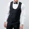 Svart Slim Fit Groom Tuxedo För Bröllop 3 Styck Man Mode Passat Peaked Lapel Anpassad Man Jacka Byxor Med Waistcoat X0909