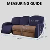 1/2/3 Sjädrar Recliner Sofa Cover Elastic Relax Fåtölj Stretch Reclining Chair Lazy Boy Furniture Protector 220222