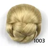 Synthetic Bun Braided Clip in Chignons Simulating Human Hair Extension Updo For Women High Temperature Silk Hairstyle Tools DH102