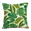 Piante tropicali a piazzola quadrata cuscino cuscino sedia a federe decorazioni da 18 pollici/decorativo