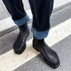 MORAZORA Stivaletti moda di alta qualità stivali in vera pelle tacco basso punta quadrata colori misti stivali donna nero bianco 210506