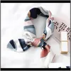 Okłady Kapelusze, Szaliki Rękawiczki AessoriesSquare Silk Scarf Kobiety Moda Drukuj Small Szyi Szaliki Office Lady Włosy Band Fulchard Hand Chustka FEM