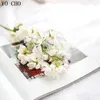 YO CHO DIY Christmas Wreath Vivid Artificial Flower Cherry Blossom Sakura Petals Handmade Wedding Decoration Party Decorative Y0630