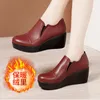 Winter Heels High 2021 Female Boots Women Leisure Platform Snow Casual Ankle Ladies Plus Size Office Comfort Shoes Q0005 573