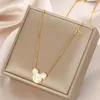 Creative Young Ladies Cute 18k Gold Plating Mouse Pendant Choker Halsband Ins Style Jewelry