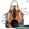 Funny Muscle Man Creativity Kitchen Apron for Men Women Home Cleaning Tool Waterproof Apron Sex Cotton Linen Easy to Clean House Factory price expert design Quality