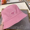 Bucket Hat Casquette Designer Stars with The Same Casual Outing Flat-top Small Brimmed Hats Wild Triangle Standard Ins Basin Cap