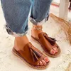 Slippers Amazon Damesschoenen Zomer Product Explosion Modellen Damesmode Draag Tassel Touw Sandalen en