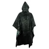 Vilaad Poly impermeabile impermeabile impermeabile attrezzature da esterno multi-funzionale moto pioggia poncho baldacchino uomo donne durevole 211025