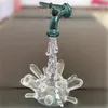 Glass Functional Splash Rig With 10mm Female Joint Hookahs Water Bong