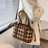 Advanced Lingge Handbag Women's Autumn and Winter 2022 New Fashion Messenger Borsa a tracolla in tela