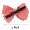 CN 12Pcs lot 4 Plain Hair Bows With Black Clips Kids Girls Crystal Jelly Bows Hair Clips Hairgrips Hair Accessories 210812231x