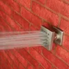 Brushed Nickel Bathroom Shower Head 2 Inch Concealed Side Spray Shower Faucet Can Be Adjusted Up, Down, Left, And Right